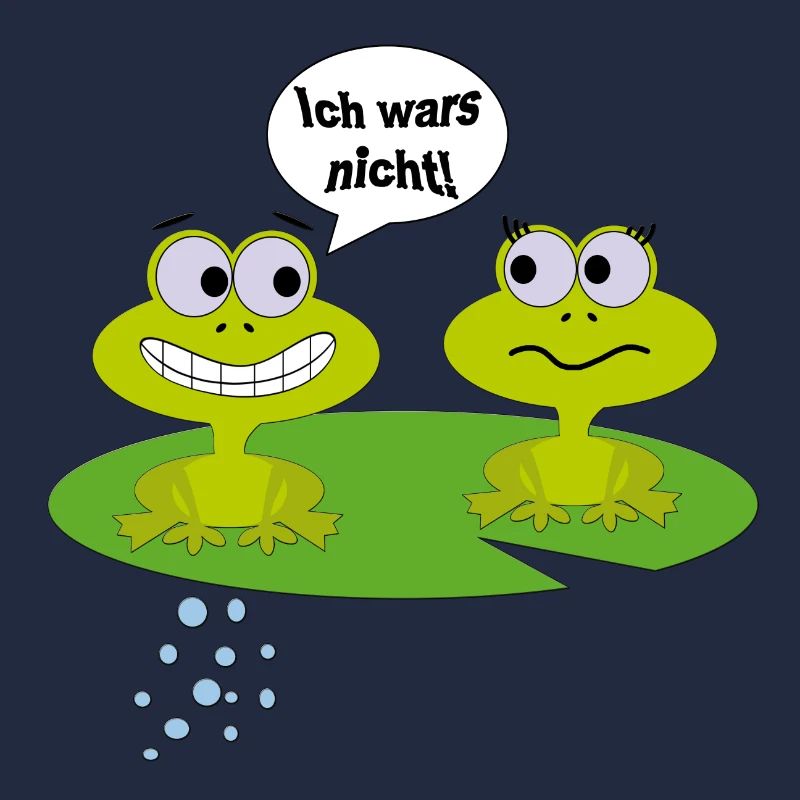 Comic-Frösche