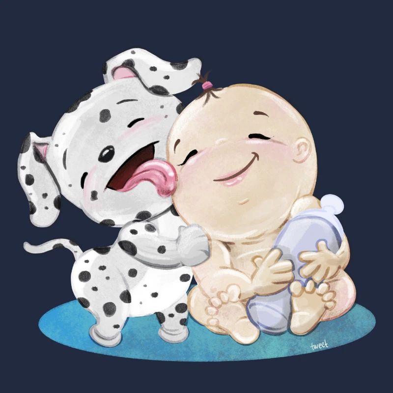 Dalmatien avec bébé
