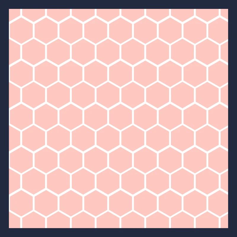 Pink Honeycomb Pattern