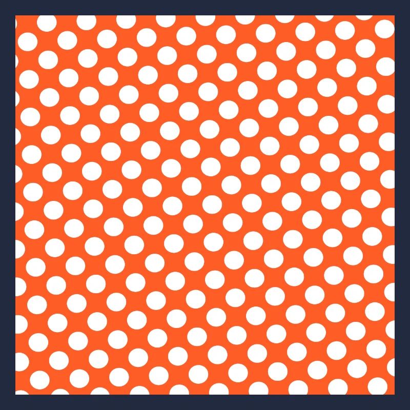 orangenes Polka dot Hintergrund Punktemuster