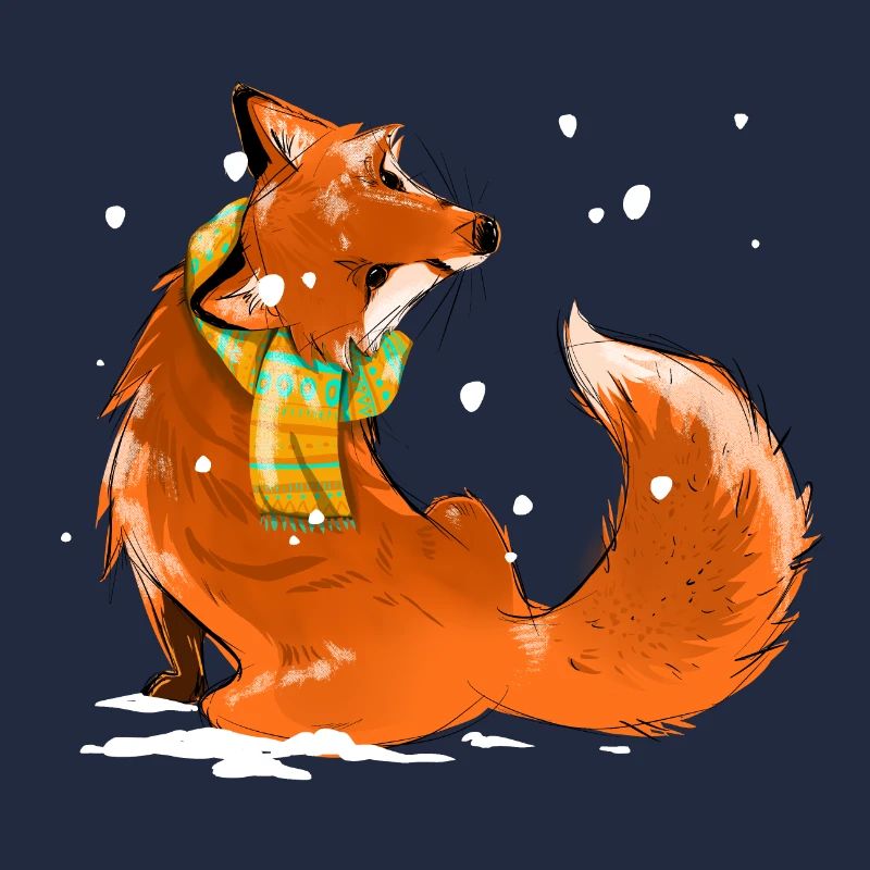 Fuchs im Schnee