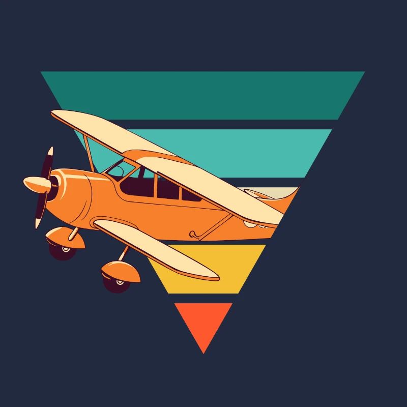 Vintage Flugzeug - Geschenkidee