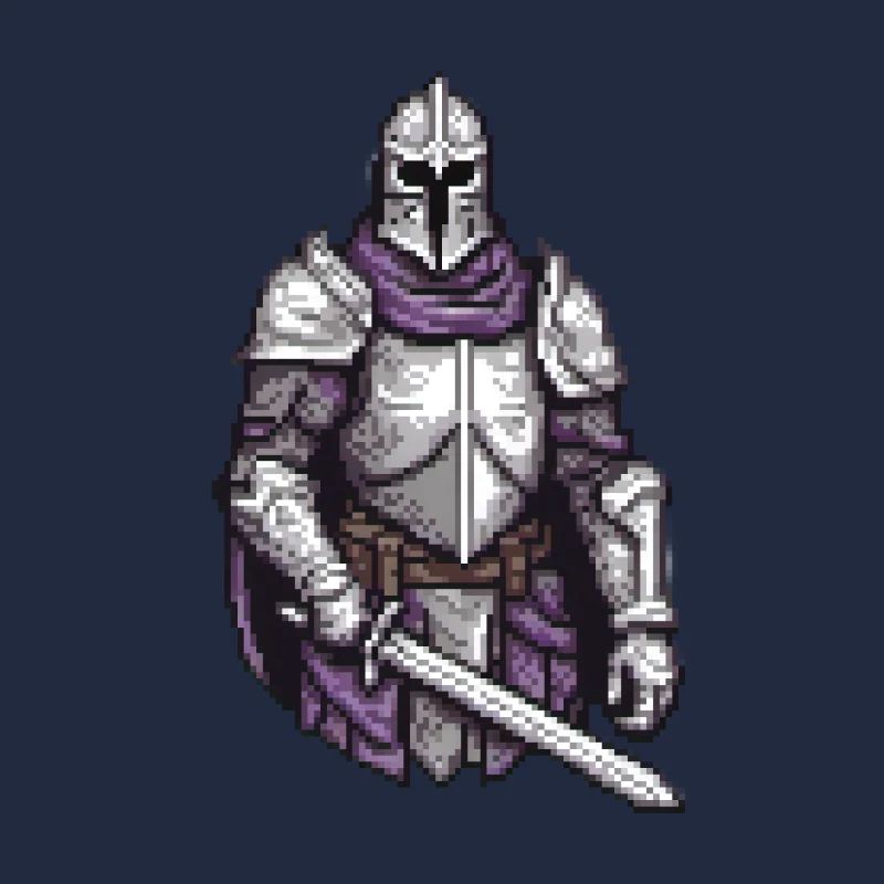 Pixel-Paladin-Tapferkeit