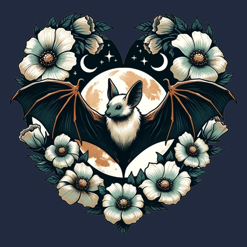 Chauve-souris fleur de lune