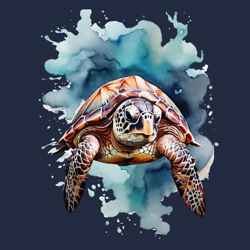 Sea's turtle under water