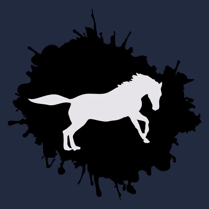 pferd klecks