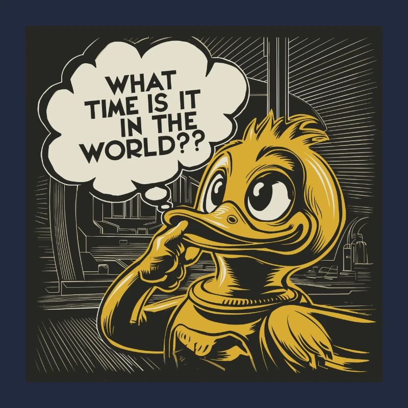 Déclaration réfléchie de canard de canard en plastique jaune