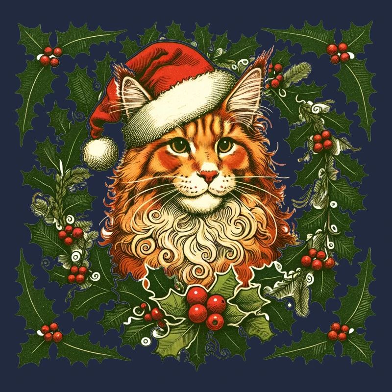 Ingwer Katze Weihnachten