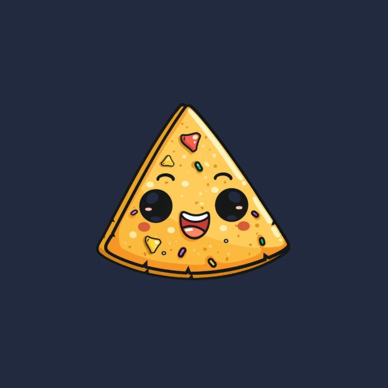 Lächelnder Nacho Chip