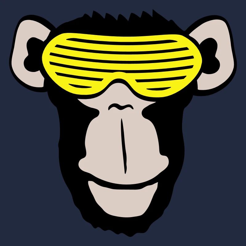 Lunettes de soleil funky Gorilla Cool Party Monkey Fun
