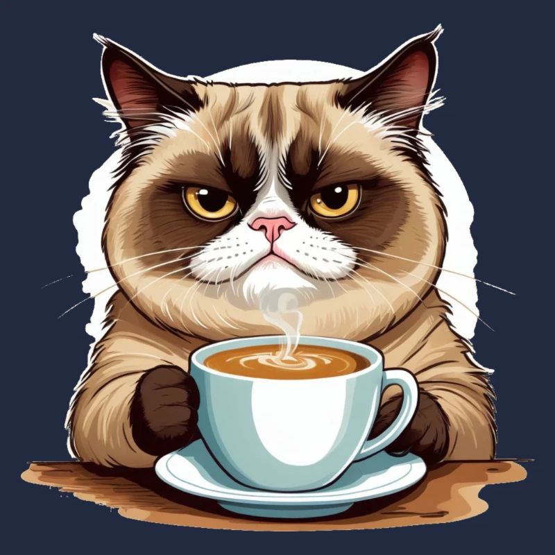 Chat du matin