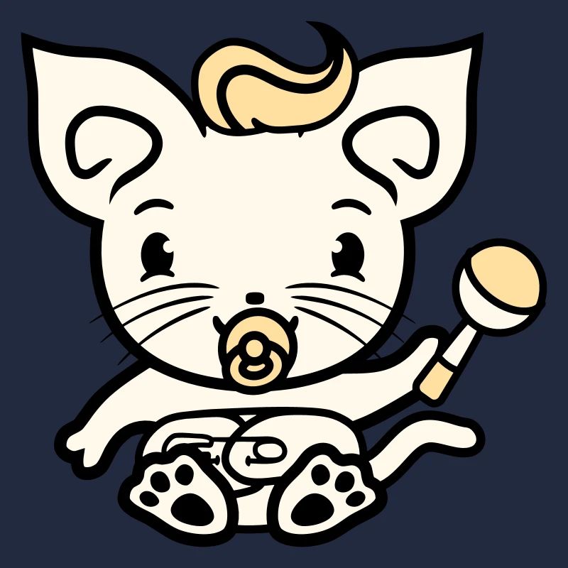 Baby Katze Süßes Schnuller Kätzchen Rassel Kind
