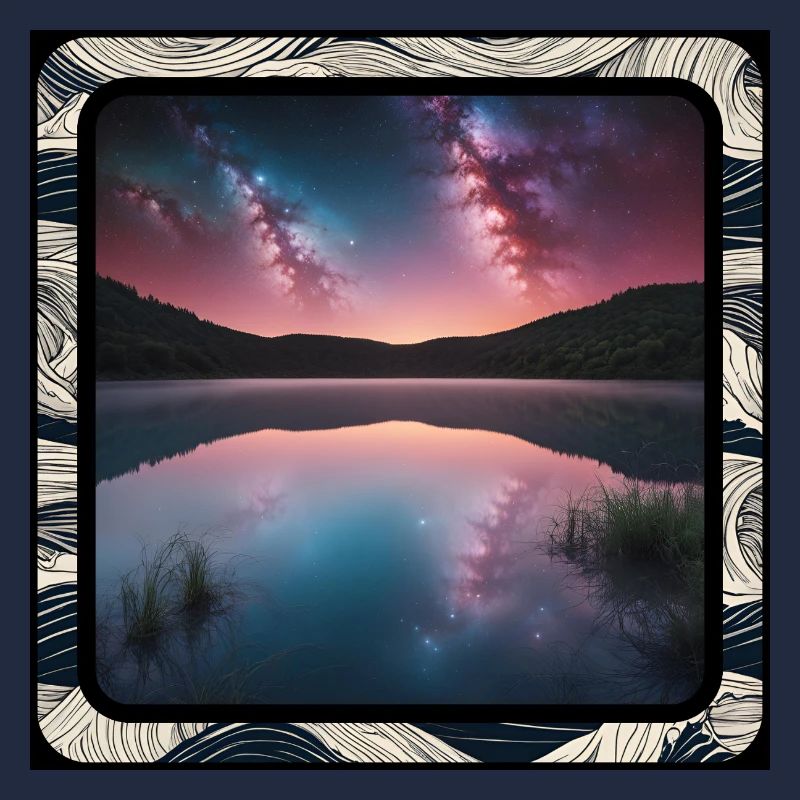 Seascape with reflections