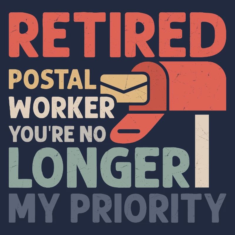 Retired Postal Worker Mailman Postal Worker