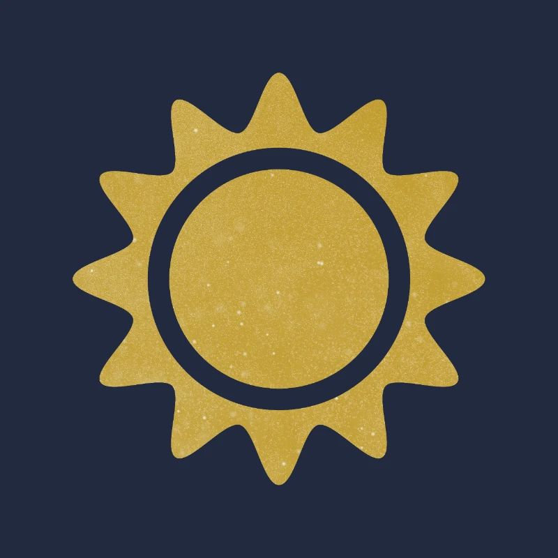 Bright Sun: Minimalist Solar Graphics