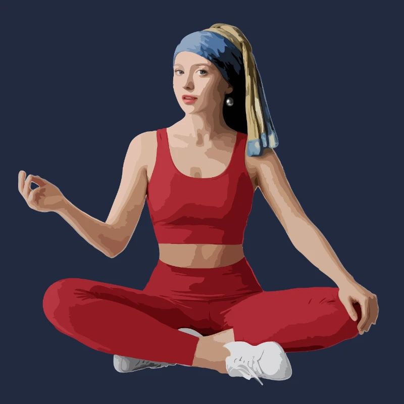 Das Mädchen mit dem Perlenohrring Yoga