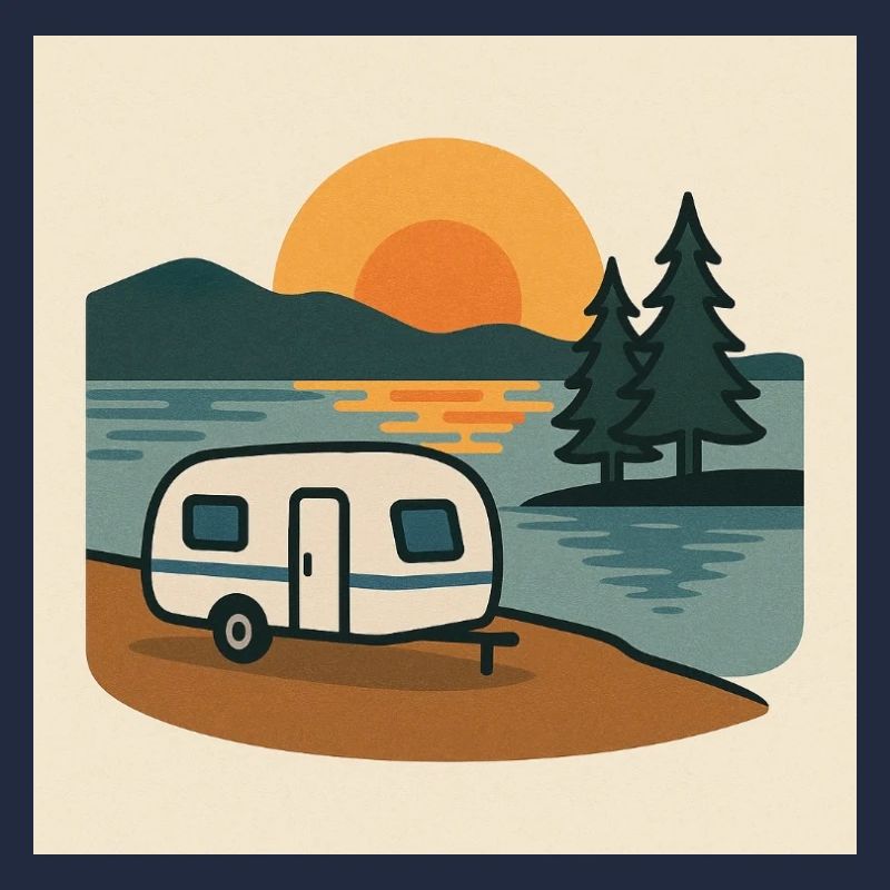 Camping Camping-car Lac