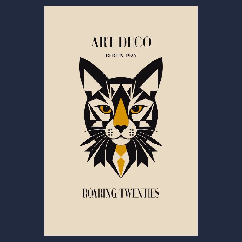 Art Deco Cat