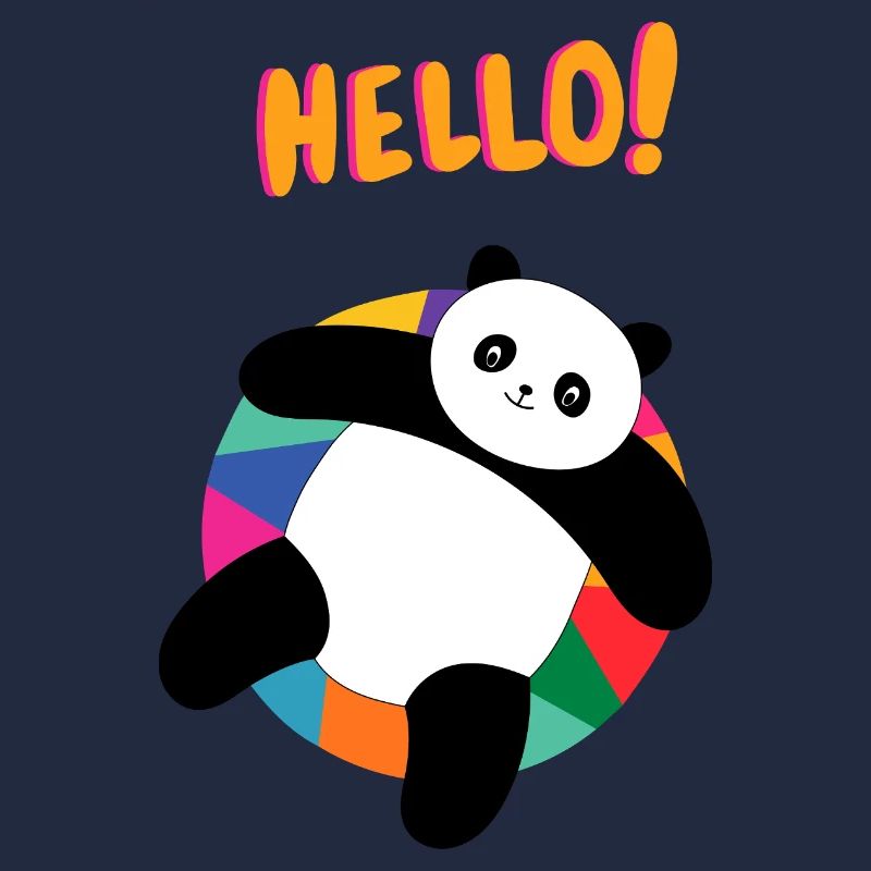 Chill Panda Says Hello - Idée cadeau