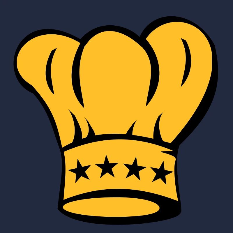 Star Chef - Cuisinier - cuire - chapeau de chef