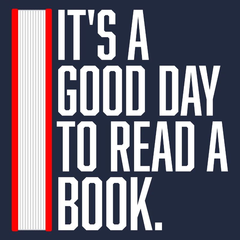 Es ist ein guter Tag, um ein Buch zu lesen Schule Lesen Liebe