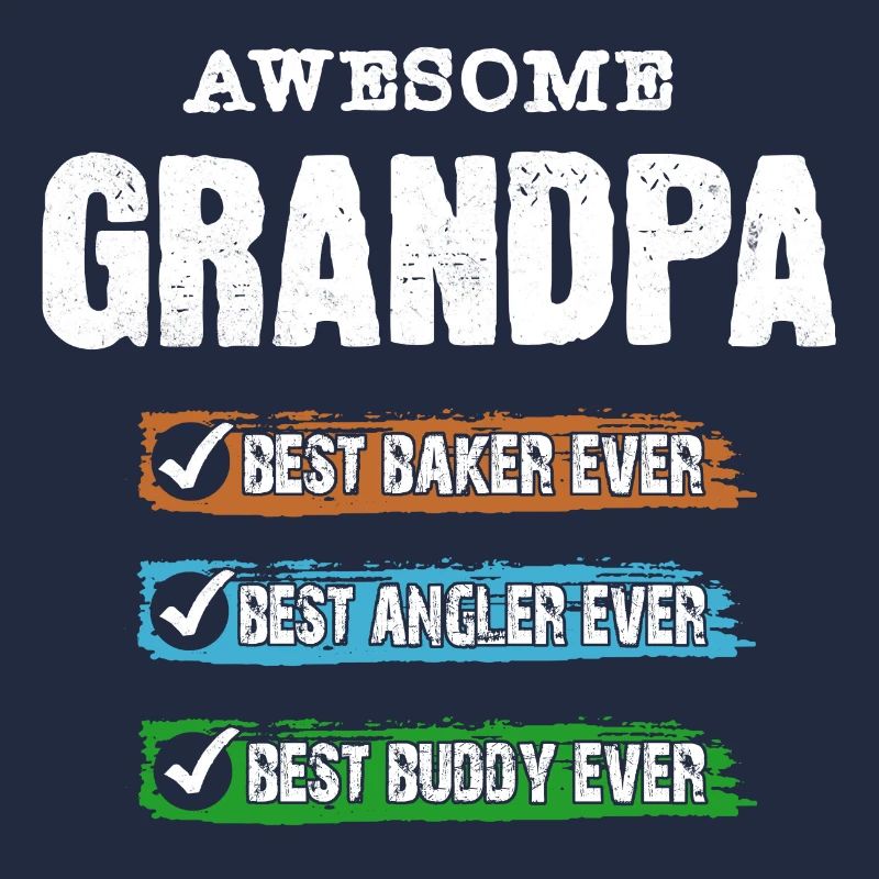 Grandpa Best Angler Baker Buddy Buddy