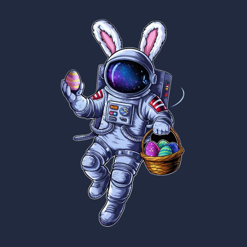 Space Easter Bunny and Egg Hunt