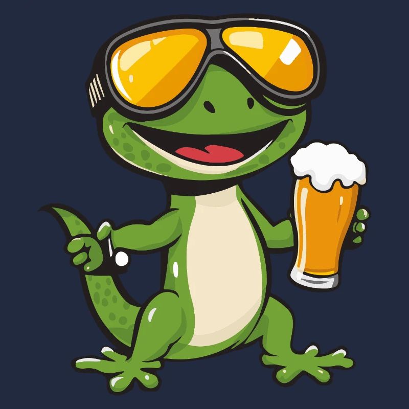 Lizard Après Ski Beer Comic