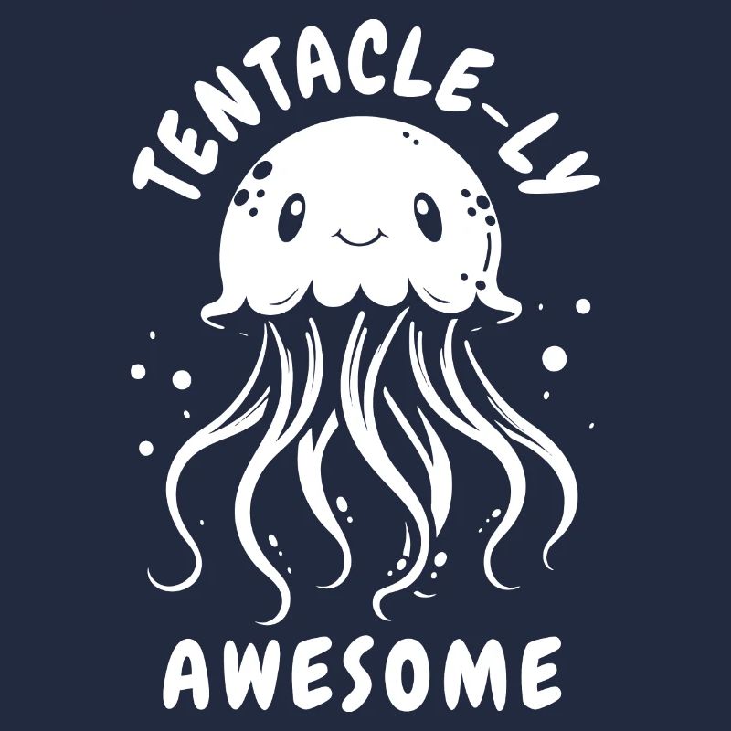 Tenacle-ly Awesome - Méduse avec tentacules