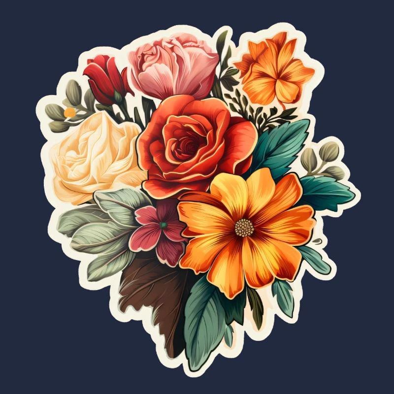 Bouquet de fleurs coloré