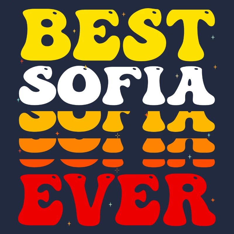 Best Sofia Ever - Cute Groovy Vintage Custom