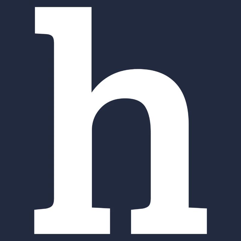 Buchstabe h "h" weiß