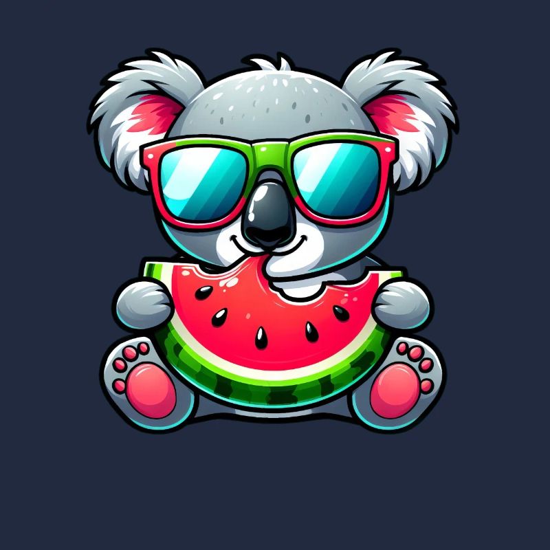 Motif d’été de pastèque Koala
