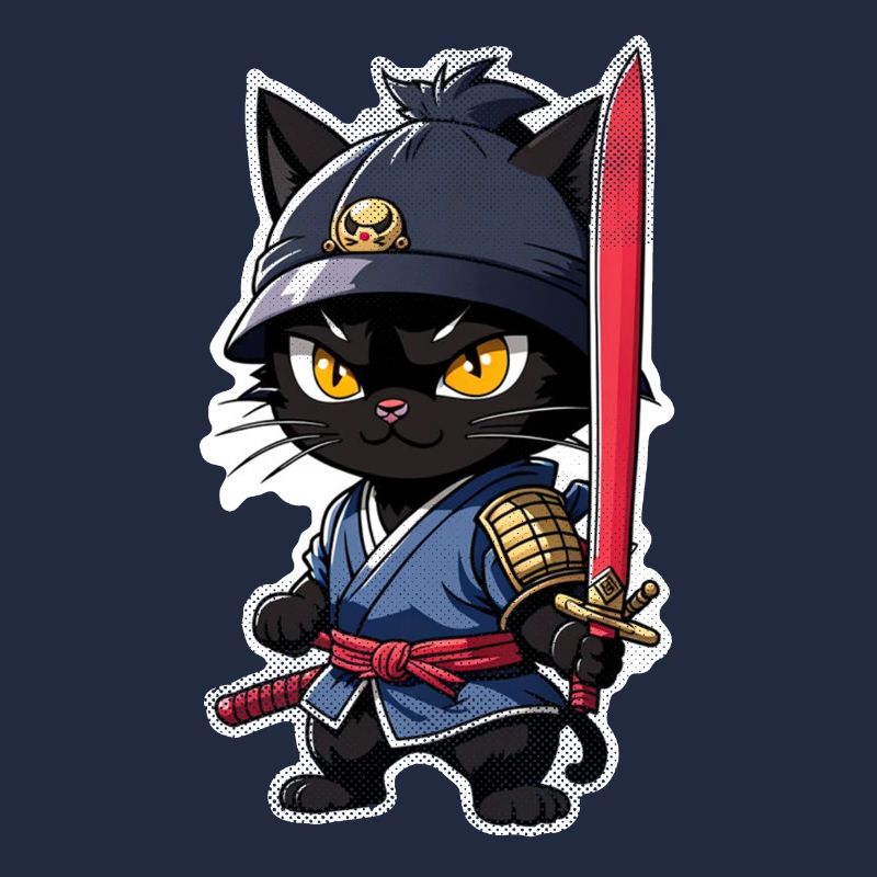 Ninja Katze - Samurai Kätzchen