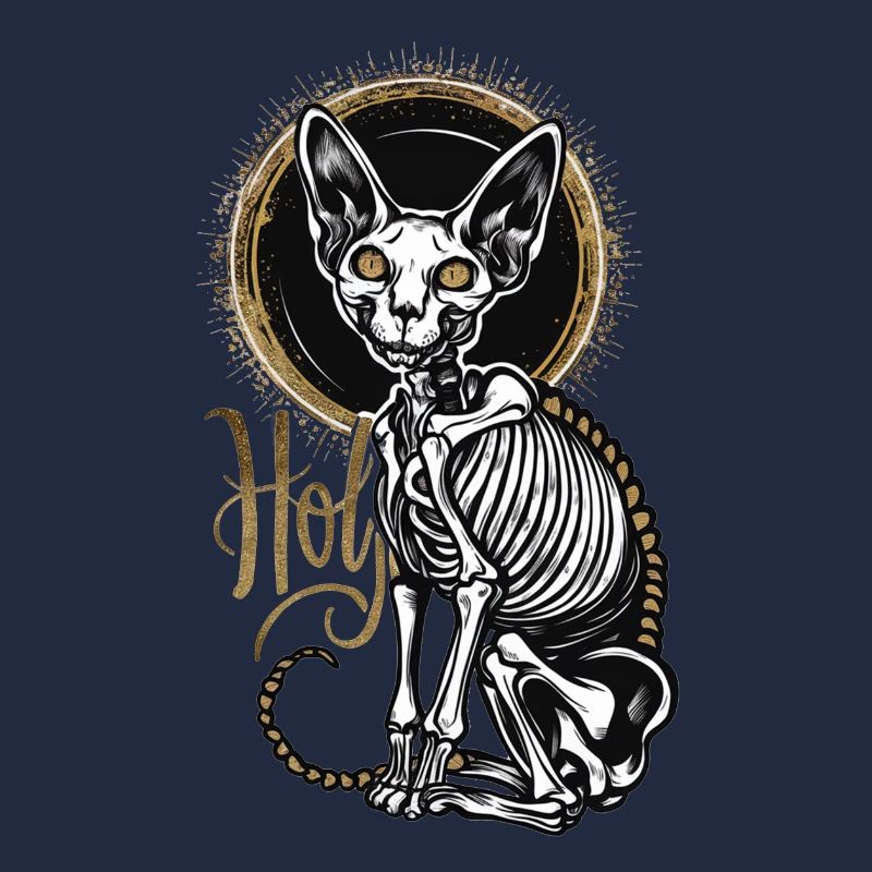 chat sphinx squelette tatouage