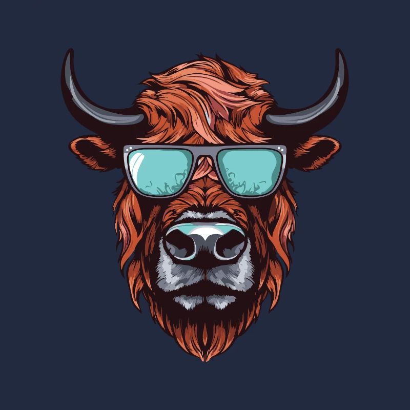 Bulle Kopf Cool Taurus