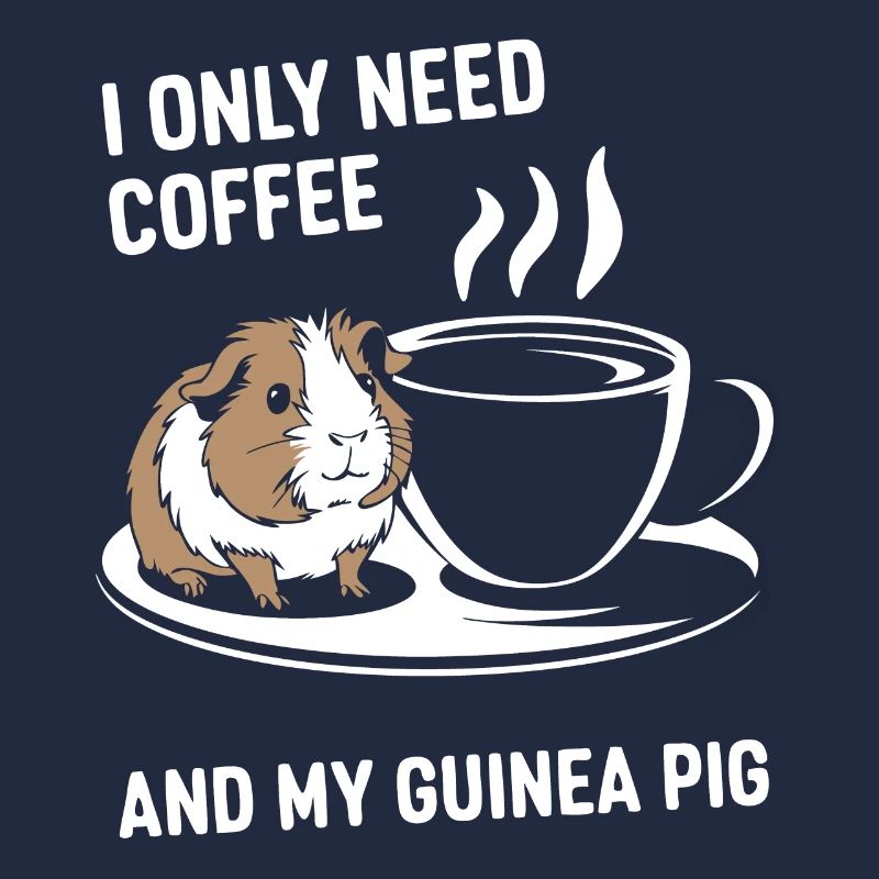 Besoin de café et de mon cochon d’Inde