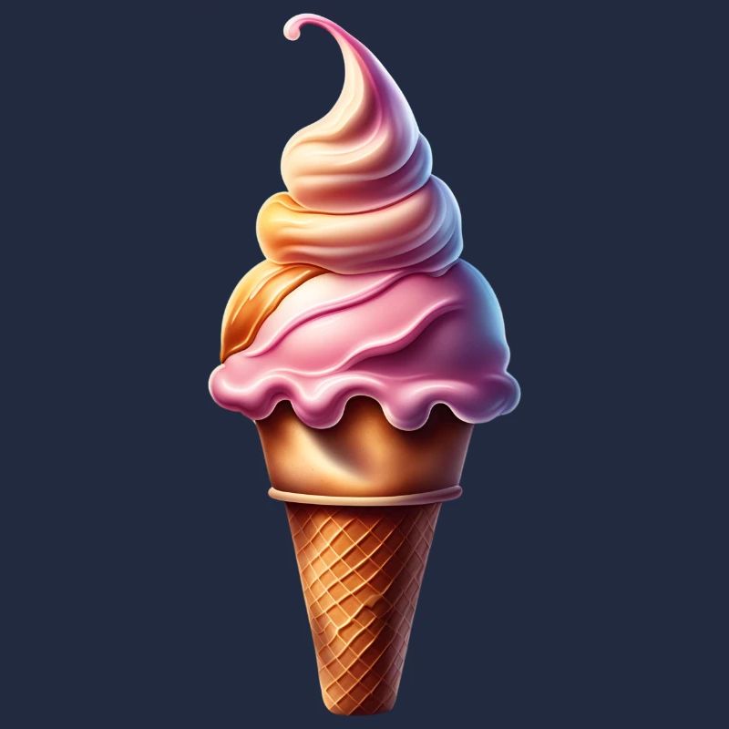 Süße Eiswaffel