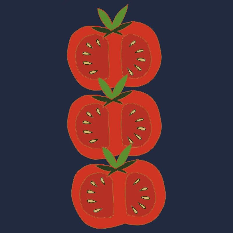 Tomatoes 3-fold red