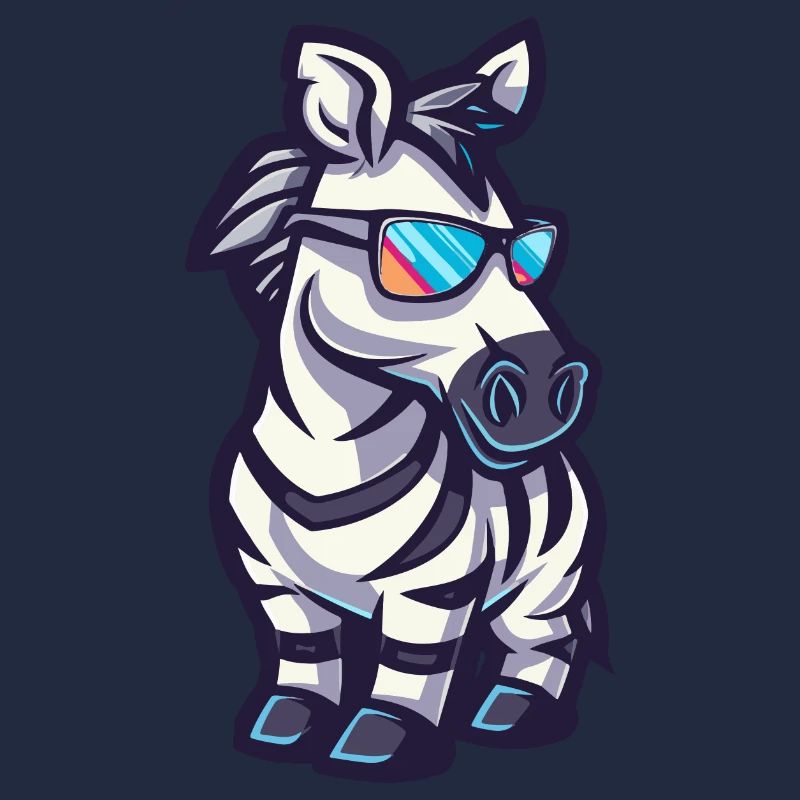 Zebra Cool Comic