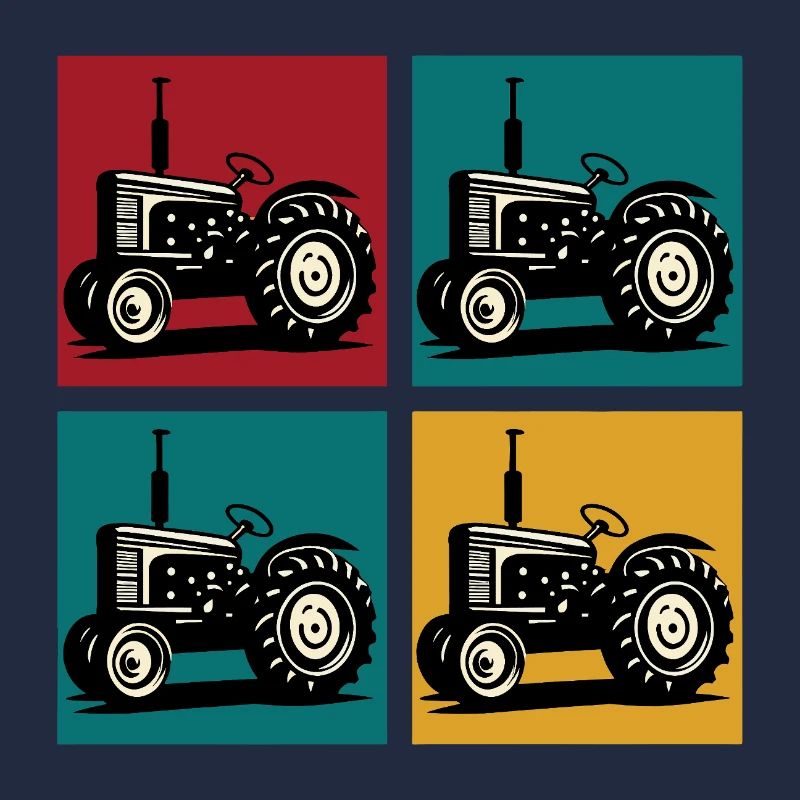 Retro-Oldtimer-Traktor
