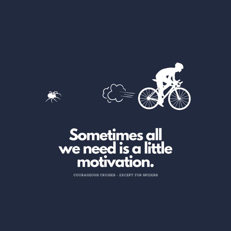 Extra Motivation for Cyclists Spider