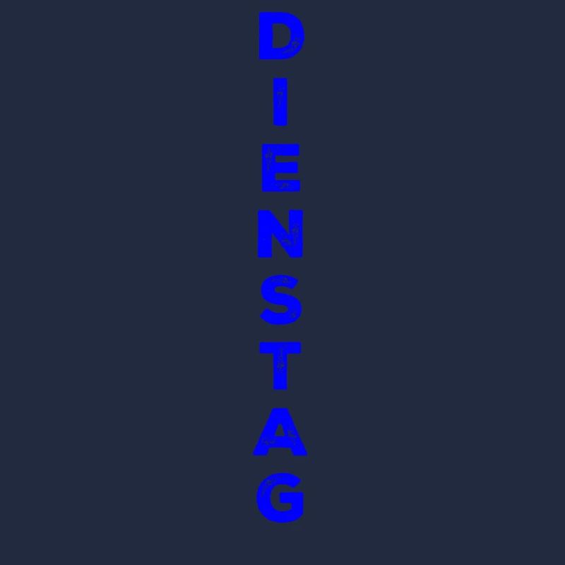 Dienstag - blau