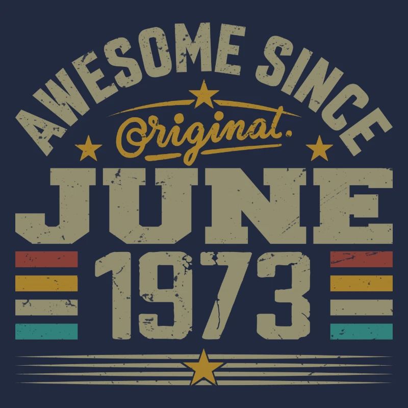 Juni 1973 Geburtstagsgeschenk Juni 1973 Juni