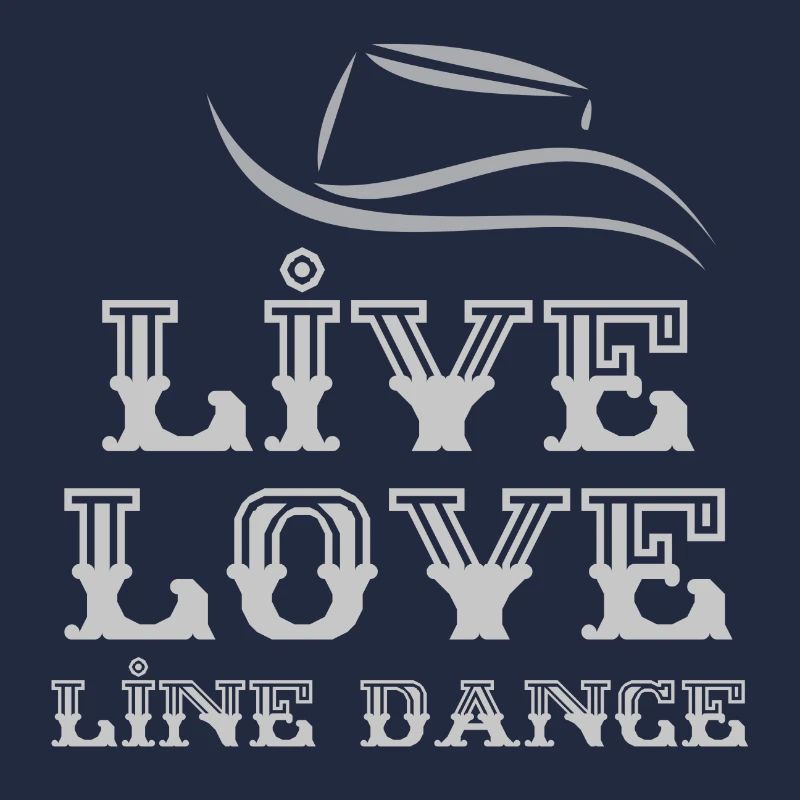Linedancer Geschenk: Live, Love, Line Dance