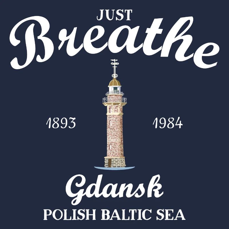 Danzig Leuchtturm, Durchatmen, Polen Zeichnung