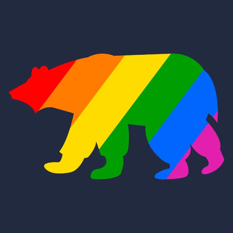 Rainbow Polar Bear
