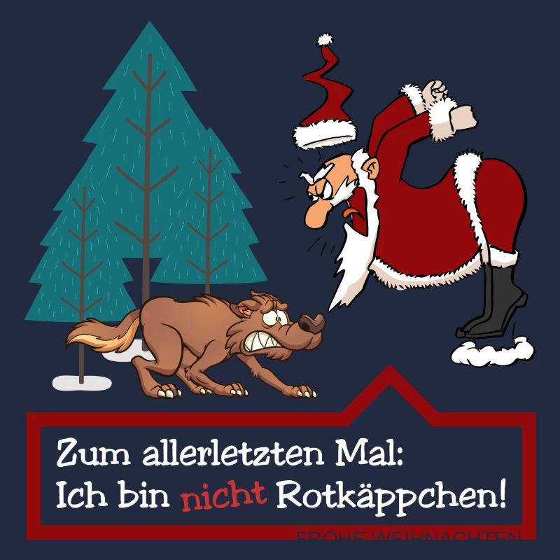 Weihnachtsmann & Wolf (Kein-Rotkäppchen-Edition)