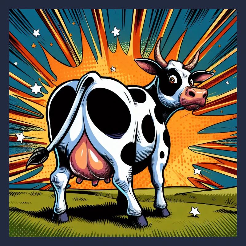 Vache de derrière