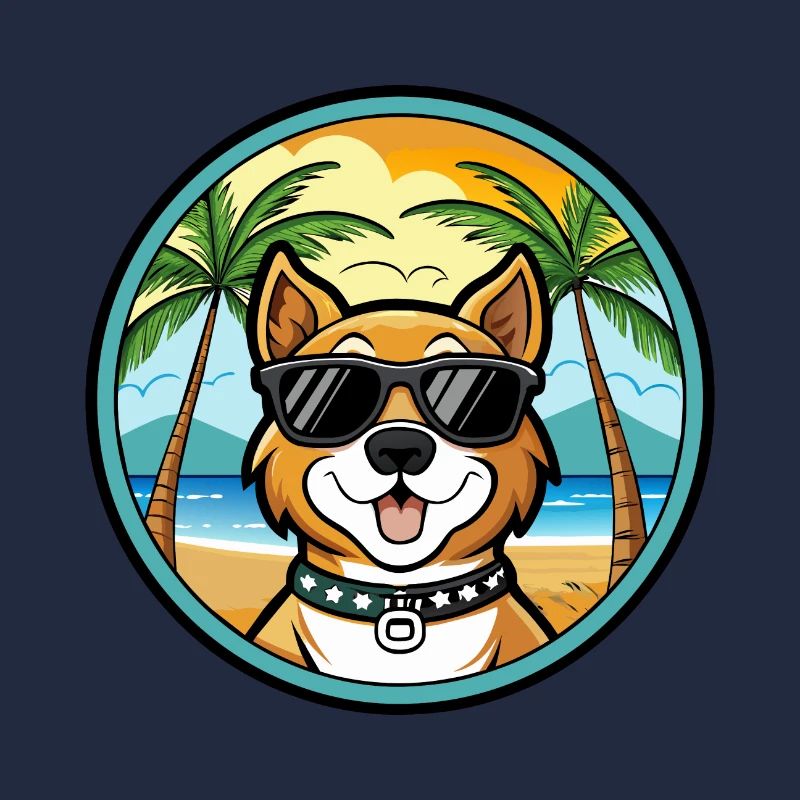 Cao De Castro Laboreiro Race De Chien Dessin Animé Plage